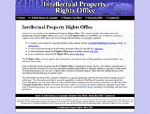 Tablet Screenshot of iprightsoffice.org